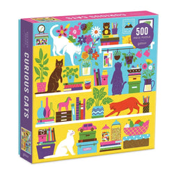 Curious Cats 500 Piece Jigsaw Puzzle Galison (ONLINE ORDER ONLY)