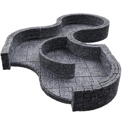 WarLock Tiles:  Dungeon Tiles III - Curves Expansion (ONLINE ORDER ONLY)