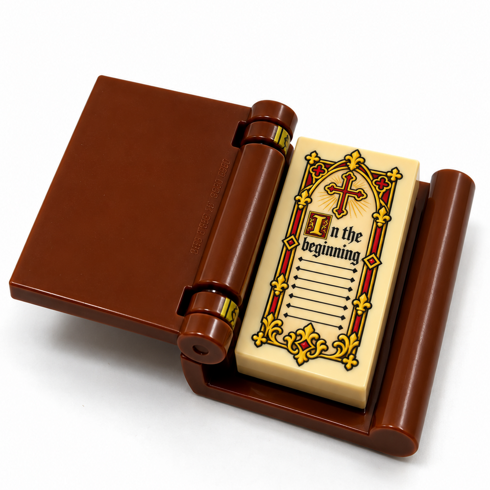 Holy Bible Bounded Book for Minifigs (ONLINE ORDER ONLY)