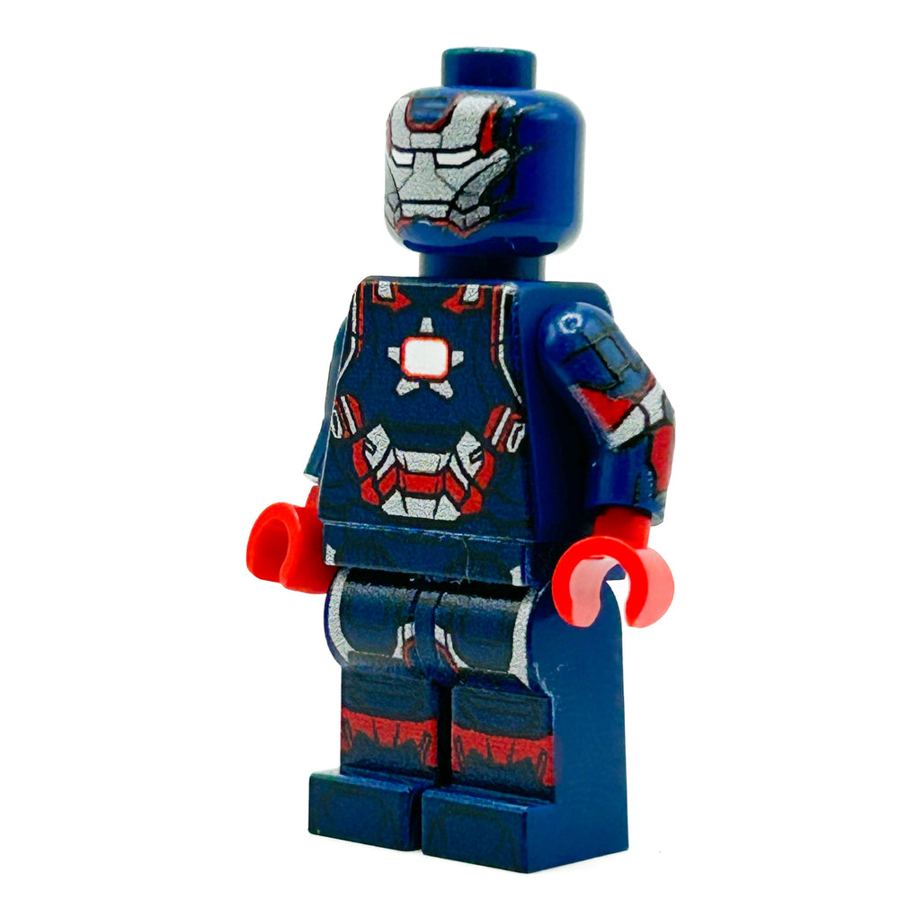 STAR SPANGLED ARMOR Minifig made using LEGO parts - B3 Customs (Online Order Only)