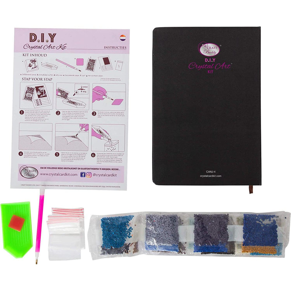 Cute Dog Crystal Art Notebook Kit Craft Buddy (ONLINE ORDER ONLY)