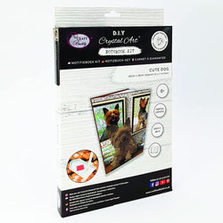 Cute Dog Crystal Art Notebook Kit Craft Buddy (ONLINE ORDER ONLY)