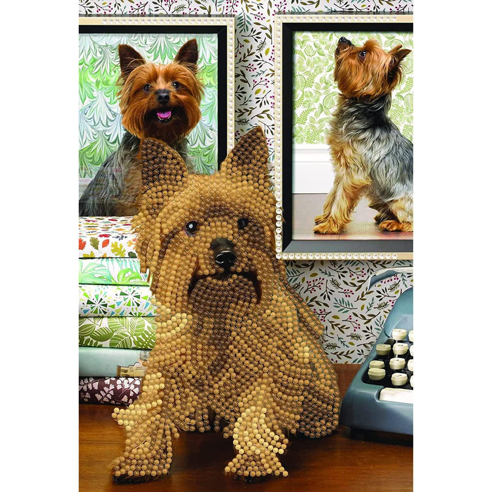 Cute Dog Crystal Art Notebook Kit Craft Buddy (ONLINE ORDER ONLY)