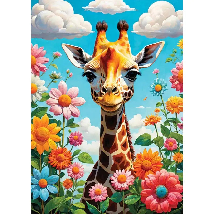 Cute Giraffe 1000 Piece Jigsaw Puzzle Enjoy (ONLINE ORDER ONLY)