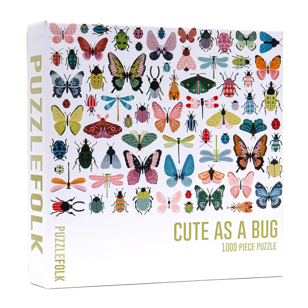 Cute as a Bug 1000 Piece Jigsaw Puzzle PuzzleFolk (ONLINE ORDER ONLY)