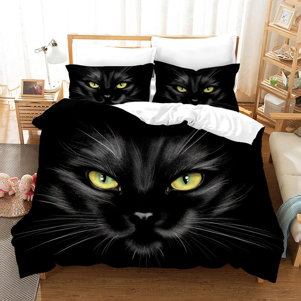 Cute Animal Pet Cats Bedding Set Quilt Covers Without Filler (Online Order Only)
