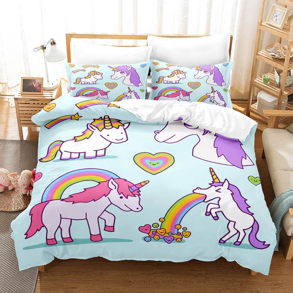 Unicorn Bedding Set Duvet Covers Bed Sets (Online Order Only)