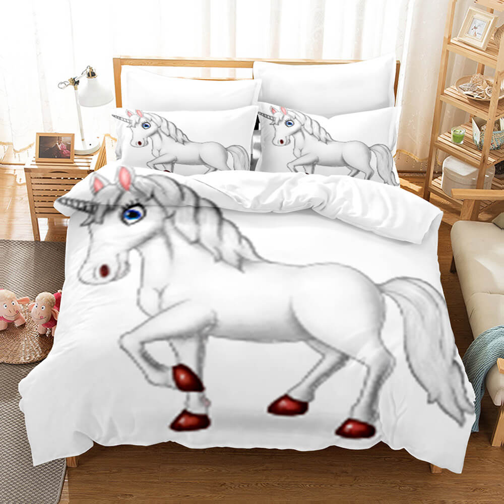 Cute Unicorn Bedding Set Quilt Covers Without Filler (Online Order Only)