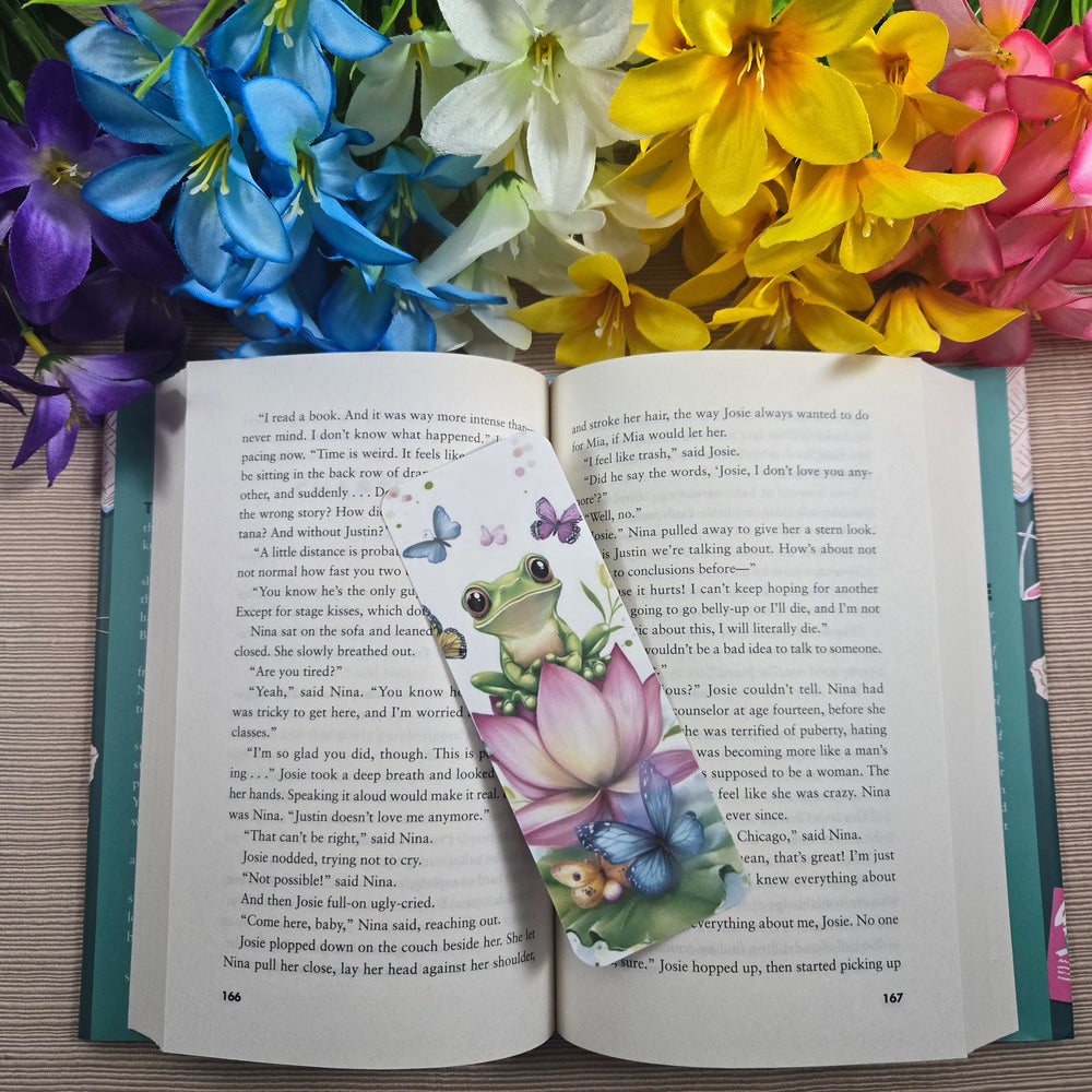 Cute Cartoon Frog Bookmark (ONLINE ORDER ONLY)
