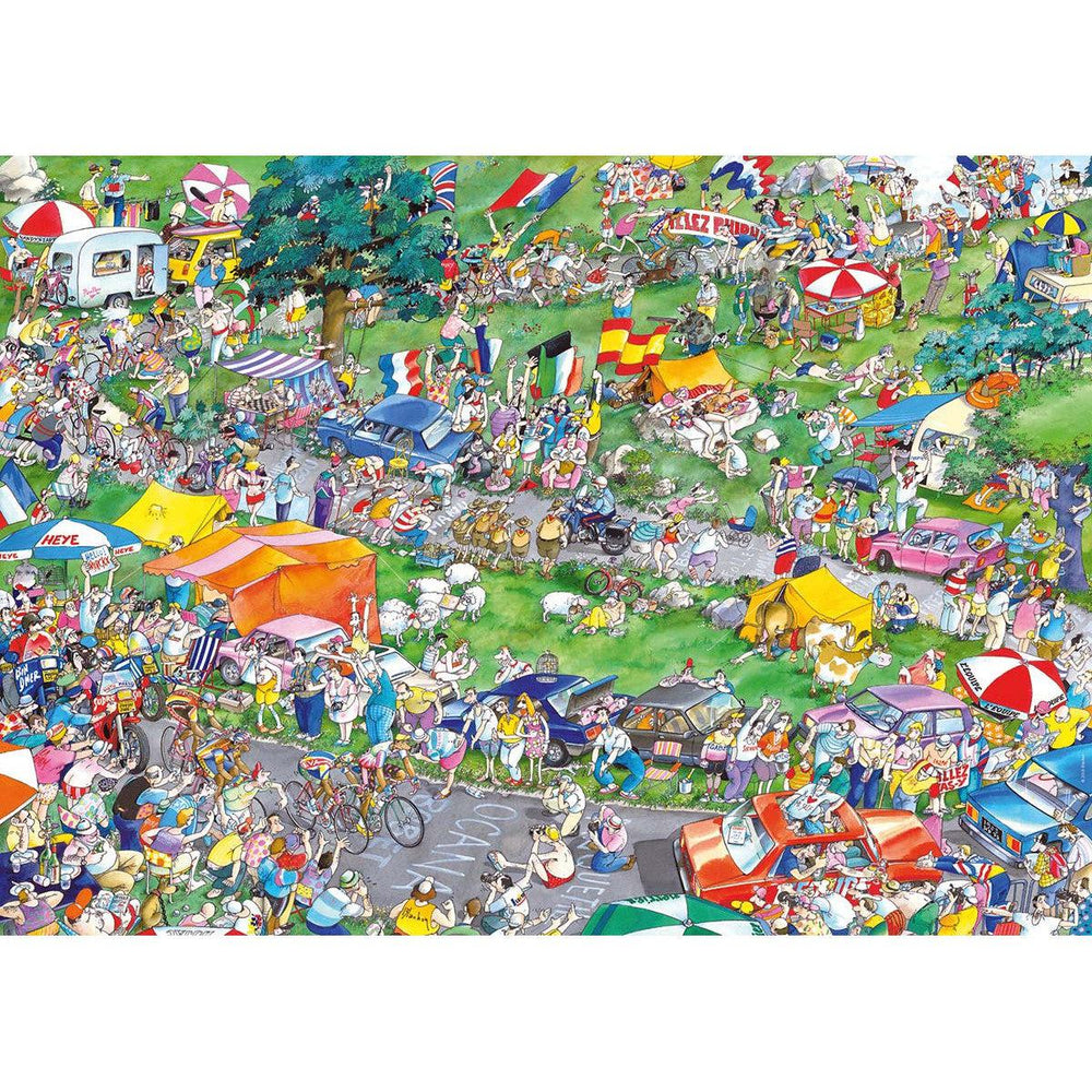 Cycle Race 1000 Piece Jigsaw Puzzle Heye (ONLINE ORDER ONLY)