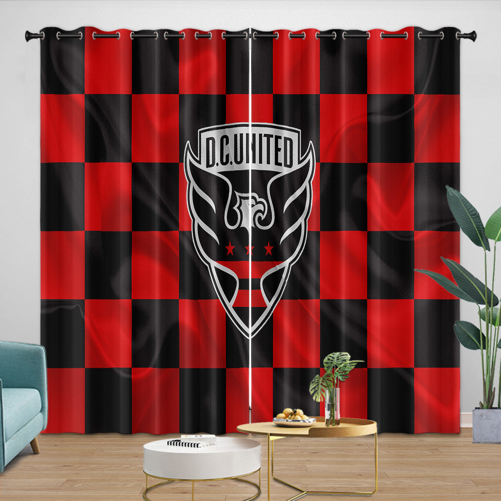 D.C. United Curtains Blackout Window Drapes Room Decoration (Online Order Only)