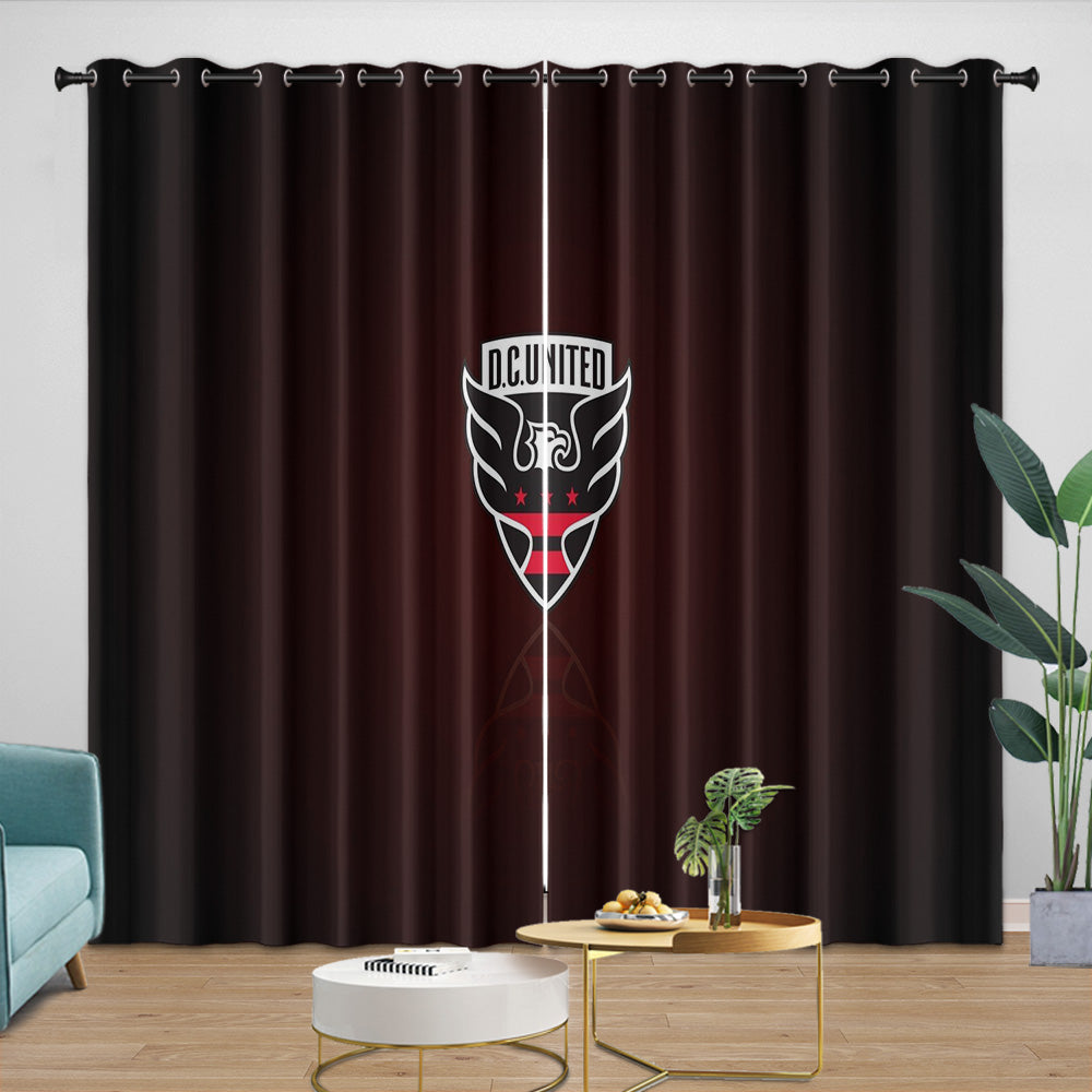 D.C. United Curtains Blackout Window Drapes Room Decoration (Online Order Only)