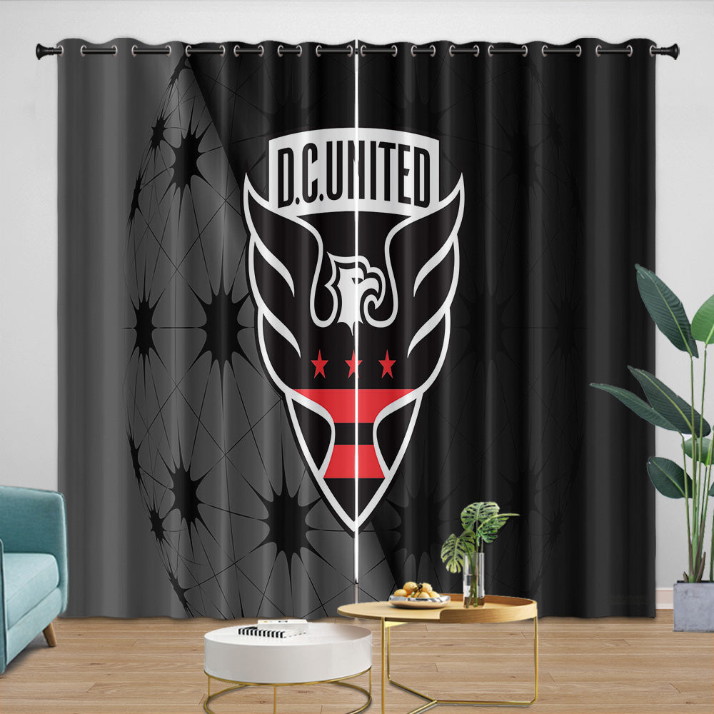 D.C. United Curtains Blackout Window Drapes Room Decoration (Online Order Only)