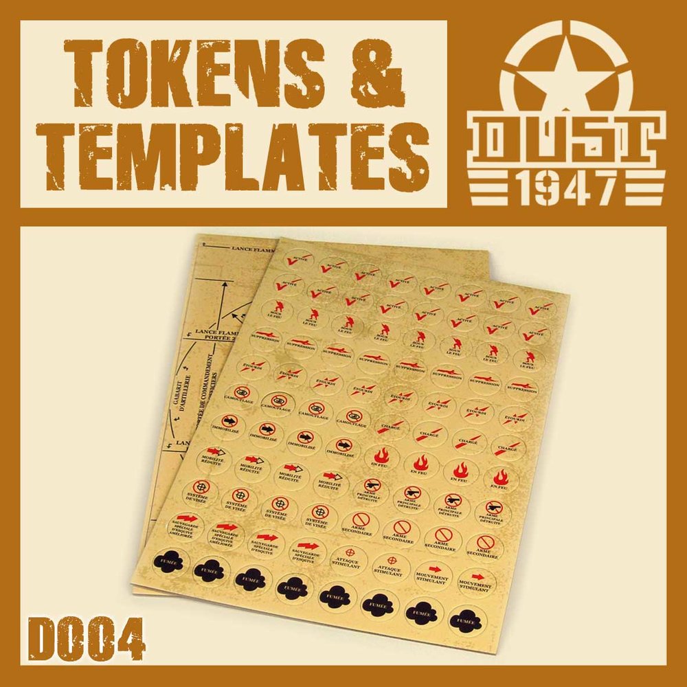 DUST 1947: Tokens (Punchboard)