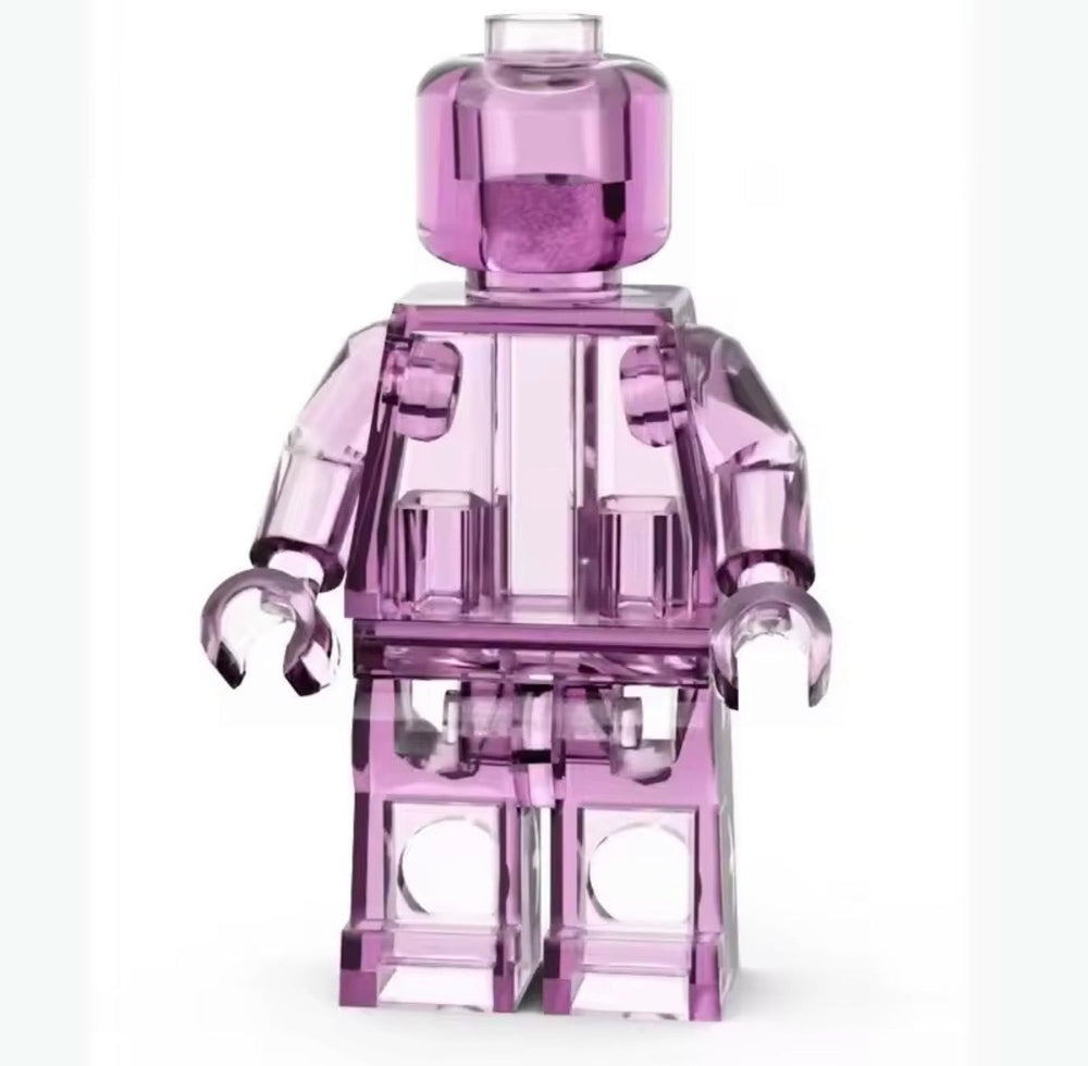 Set of 12 Transparent Minifigures – Clear Minifigs (Adult Builds & Display-Grade) (ONLINE ORDER ONLY)