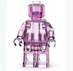 Set of 12 Transparent Minifigures – Clear Minifigs (Adult Builds & Display-Grade) (ONLINE ORDER ONLY)