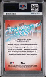 2023 BOWMAN DRAFT TRANSFORMATIVE TALENT JACKSON HOLLIDAY  #TT5 - PSA 9 ROOKIE CARD (Online Order Only)