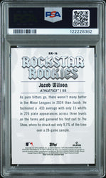 Graded 2025 Topps Bowman Jacob Wilson #RR16 Rockstar Rookies Rookie RC Baseball Card PSA 6 EX Mint (ONLINE ORDER ONLY)