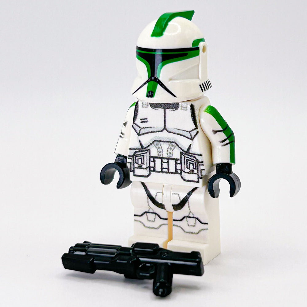 Custom 41st Clone Trooper (Green, Phase 1) Minifig - B3 Customs (Online Order Only)