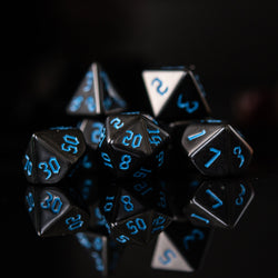 Dark Cathedral Blue Acrylic Dice Set (ONLINE ORDER ONLY)