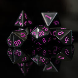 Dark Cathedral Purple Acrylic Dice Set (ONLINE ORDER ONLY)