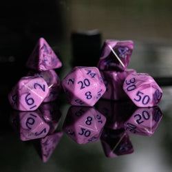 Dark Cherry Acrylic Dice Set (ONLINE ORDER ONLY)