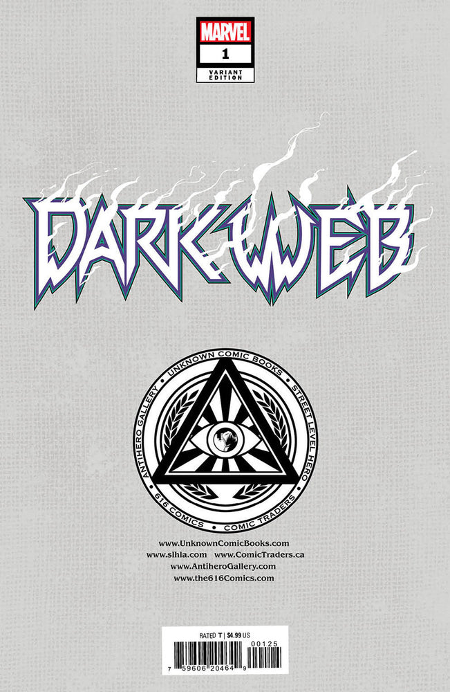 Dark Web #1 [Dwb] Unknown Comics Skan Exclusive Var (12/07/2022) (Online Order Only)