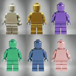 Monochrome Metallic Minifigure (ONLINE ORDER ONLY)