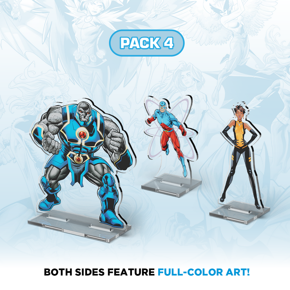 DC 2DZ Acrylic Standees: Pack 4 (ONLINE ORDER ONLY)