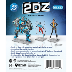 DC 2DZ Acrylic Standees: Pack 4 (ONLINE ORDER ONLY)