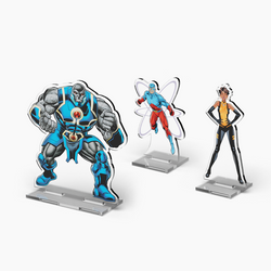 DC 2DZ Acrylic Standees: Pack 4 (ONLINE ORDER ONLY)