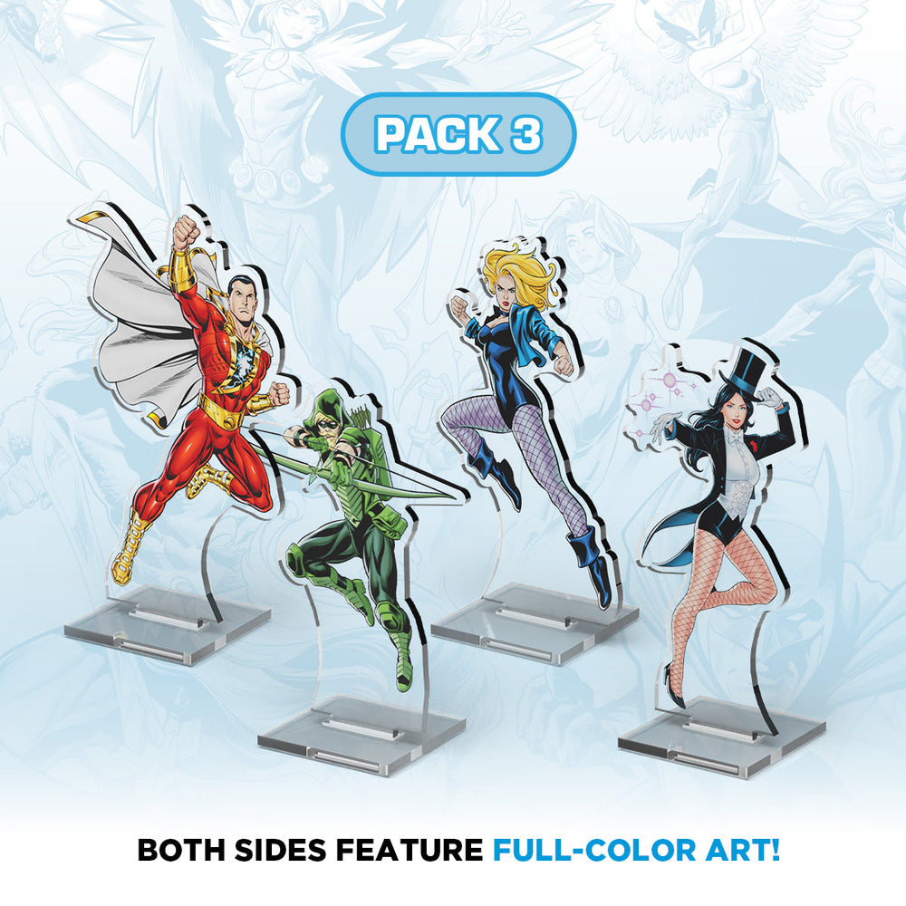 DC 2DZ Acrylic Standees: Pack 3 (ONLINE ORDER ONLY)