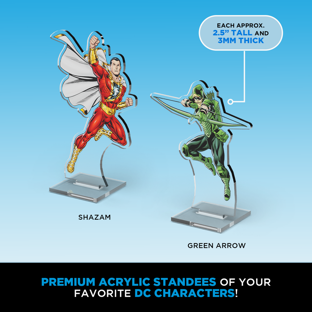 DC 2DZ Acrylic Standees: Pack 3 (ONLINE ORDER ONLY)