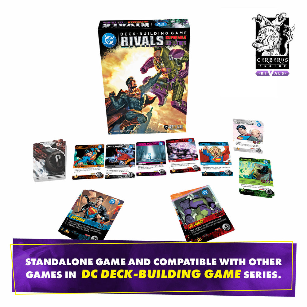 DC Deck-Building Game: Rivals — Superman vs. Lex Luthor (ONLINE ORDER ONLY)