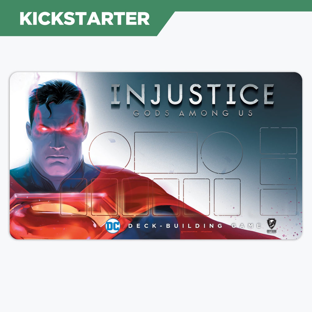 DC Deck-Building Game: Injustice Playmat (Kickstarter Exclusive) (ONLINE ORDER ONLY)