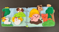 Interactive Farm Animal Quiet Book, Finger Puppet Activity Book for
Kids, Teacher Educational Tool (ONLINE ORDER ONLY)