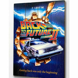 Back to the Future Part II 3D Wood Art (ONLINE ORDER ONLY)