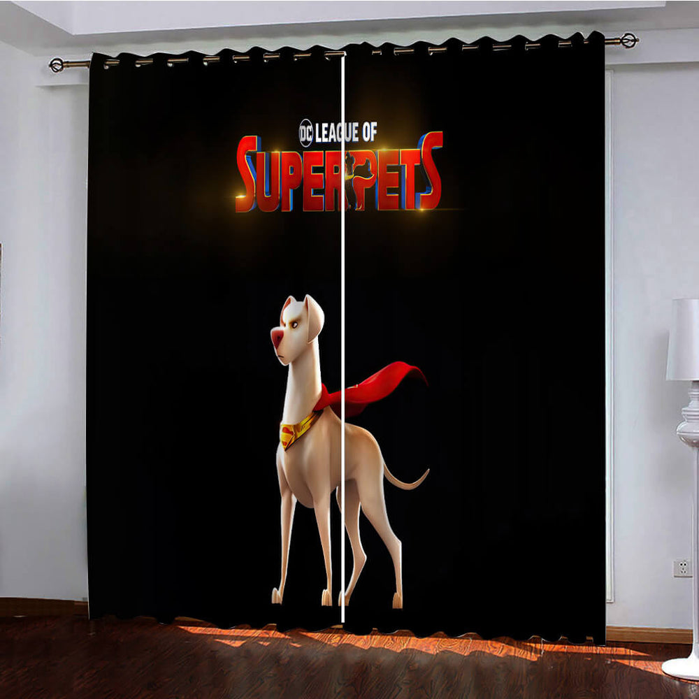 DC League of Super-Pets Curtains Window Drapes (Online Order Only)