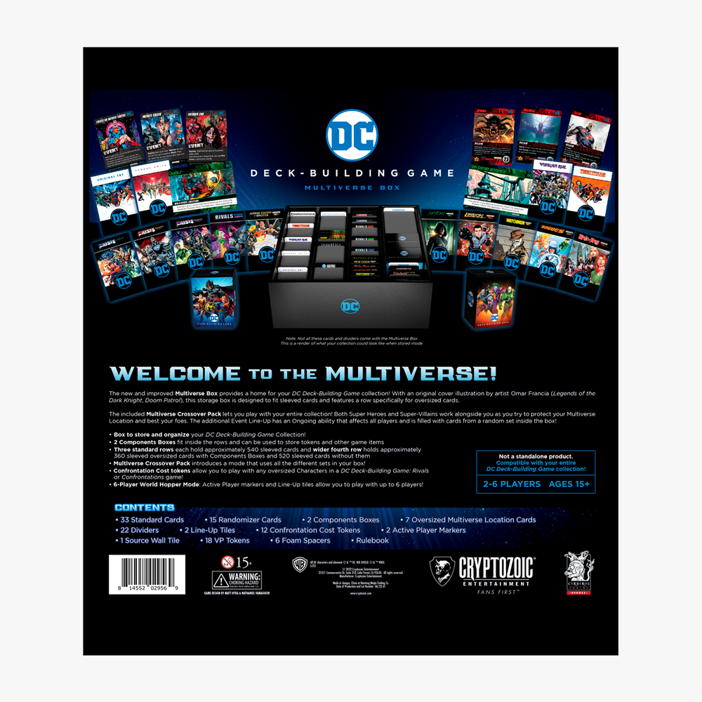 DC Deck-Building Game: Multiverse Box – Super Heroes Edition (ONLINE ORDER ONLY)