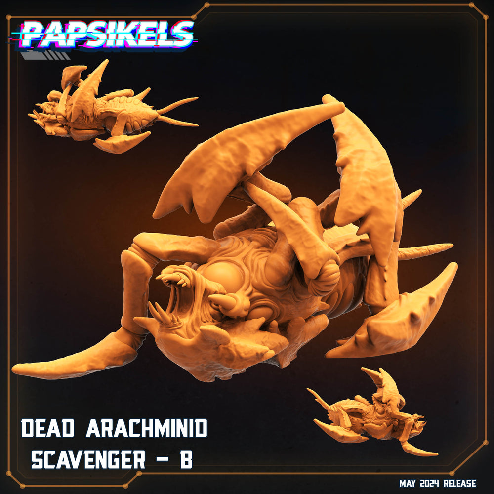 3D Printed Papsikels Dead Arachminid Scavenger Set Democracy Troopers Bugs and Bots 28mm 32mm (Online Only)