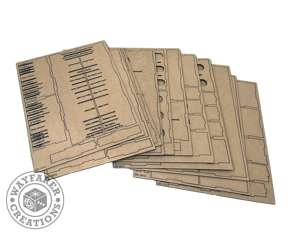 Dune Imperium Uprising Extended Board Game Organizer Insert (ONLINE ORDER ONLY)