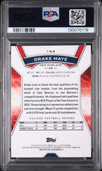 Graded 2024 Topps Resurgence Drake Maye #164 /275 Navy Surge Rookie RC Football Card PSA 10 Gem Mint