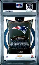 Graded 2024 Panini Select Drake Maye #27 /149 Maroon Prizm Rookie RC Football Card PSA 10 Gem Mint (ONLINE ORDER ONLY)