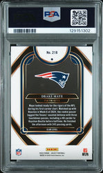 Graded 2024 Panini Select Drake Maye #218 Rookie RC Football Card PSA 9 Mint (ONLINE ORDER ONLY)
