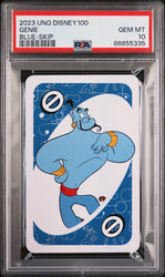 2023 UNO DISNEY 100 GENIE BLUE SKIP PSA 10 (Online Order Only)