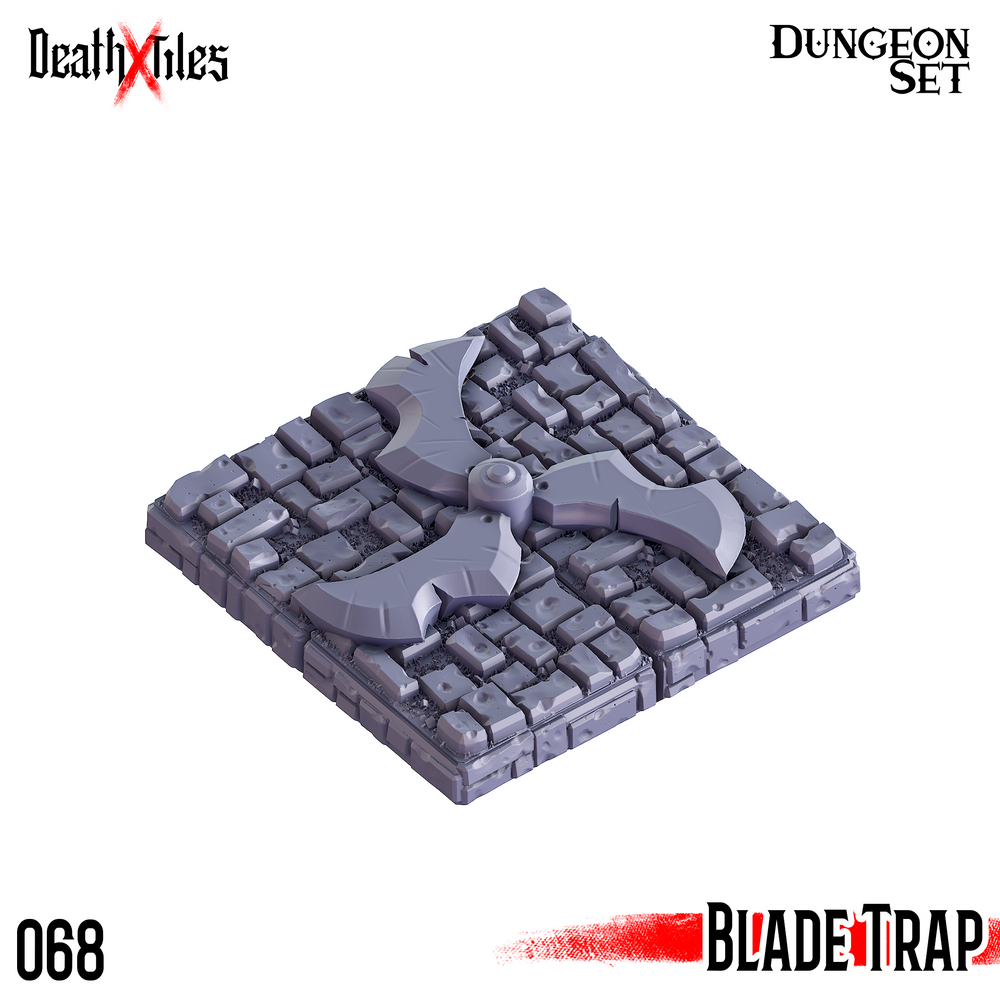 3D Printed Cast n Play Death x Tiles - Trap Bundle 2 Dungeon Tile Set (Online Only)