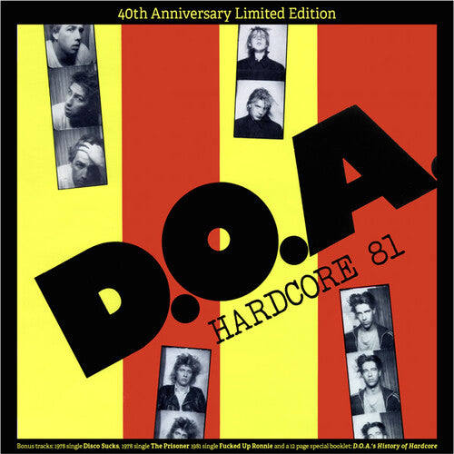 Hardcore '81: 40th Anniversary Edition [Vinyl] (ONLINE ORDER ONLY)