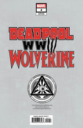 [Signed by Tyler Kirkham] DEADPOOL & WOLVERINE WWIII #2 Tyler Kirkham Virgin Var Unknown (ONLINE ORDER ONLY)