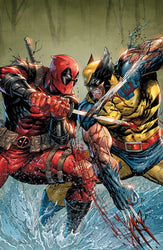 [Signed by Tyler Kirkham] DEADPOOL & WOLVERINE WWIII #2 Tyler Kirkham Virgin Var Unknown (ONLINE ORDER ONLY)