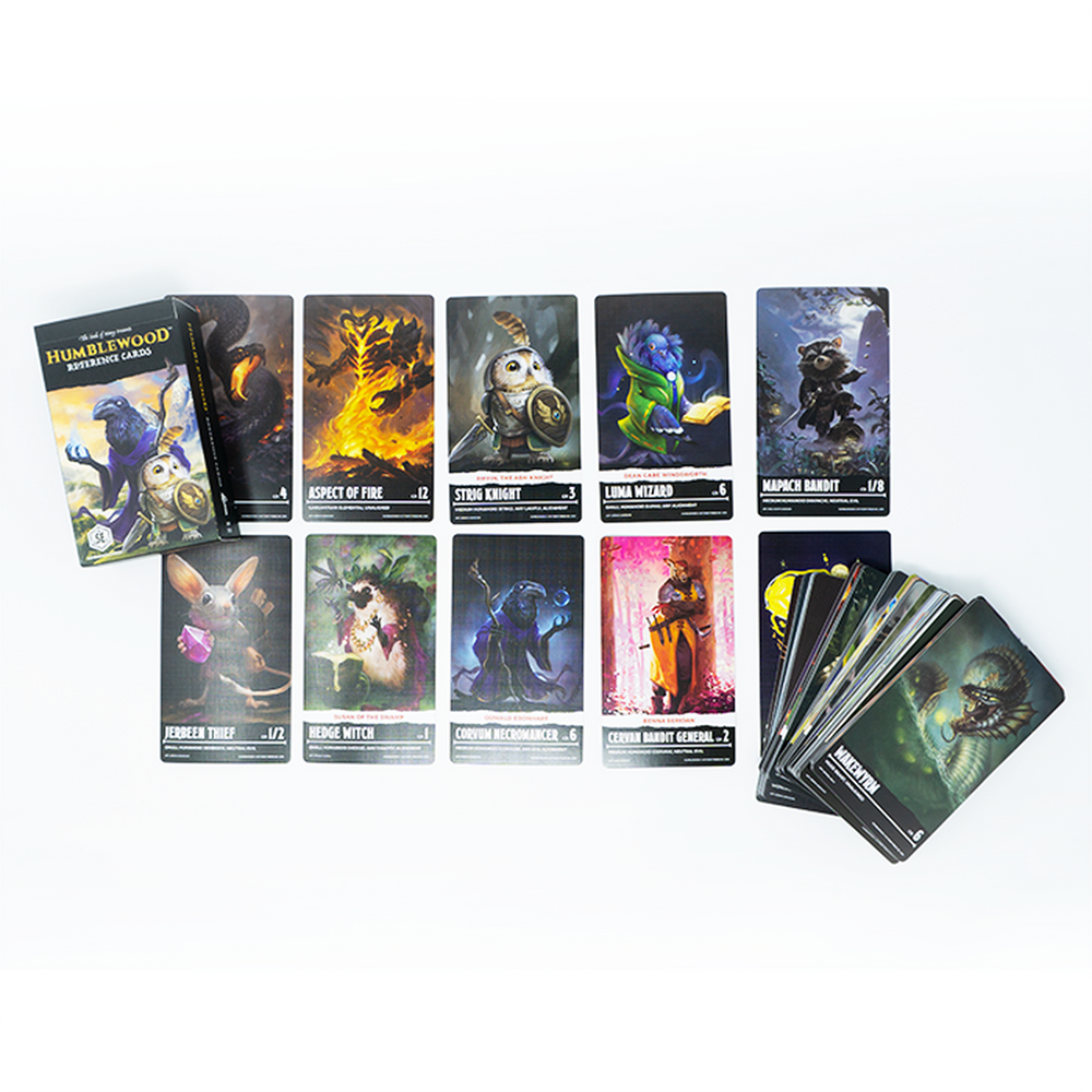 Humblewood: Reference Cards (ONLINE ORDER ONLY)